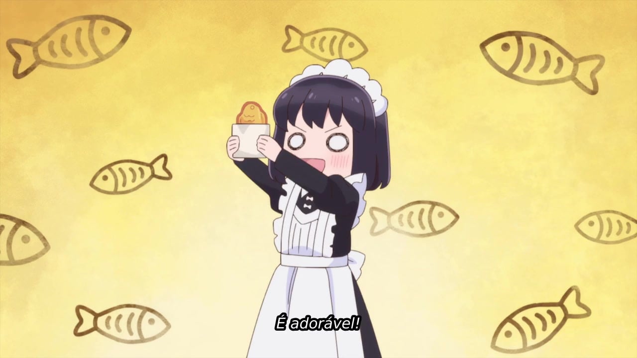 Maid-san wa Taberu dake Episódio 1