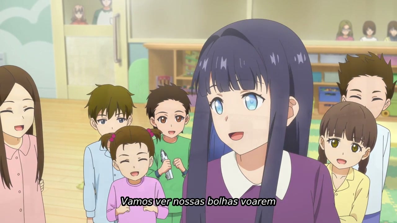 Toumei na Yoru ni Kakeru Kimi to, Me ni Mienai Koi wo Shita. Episódio 7