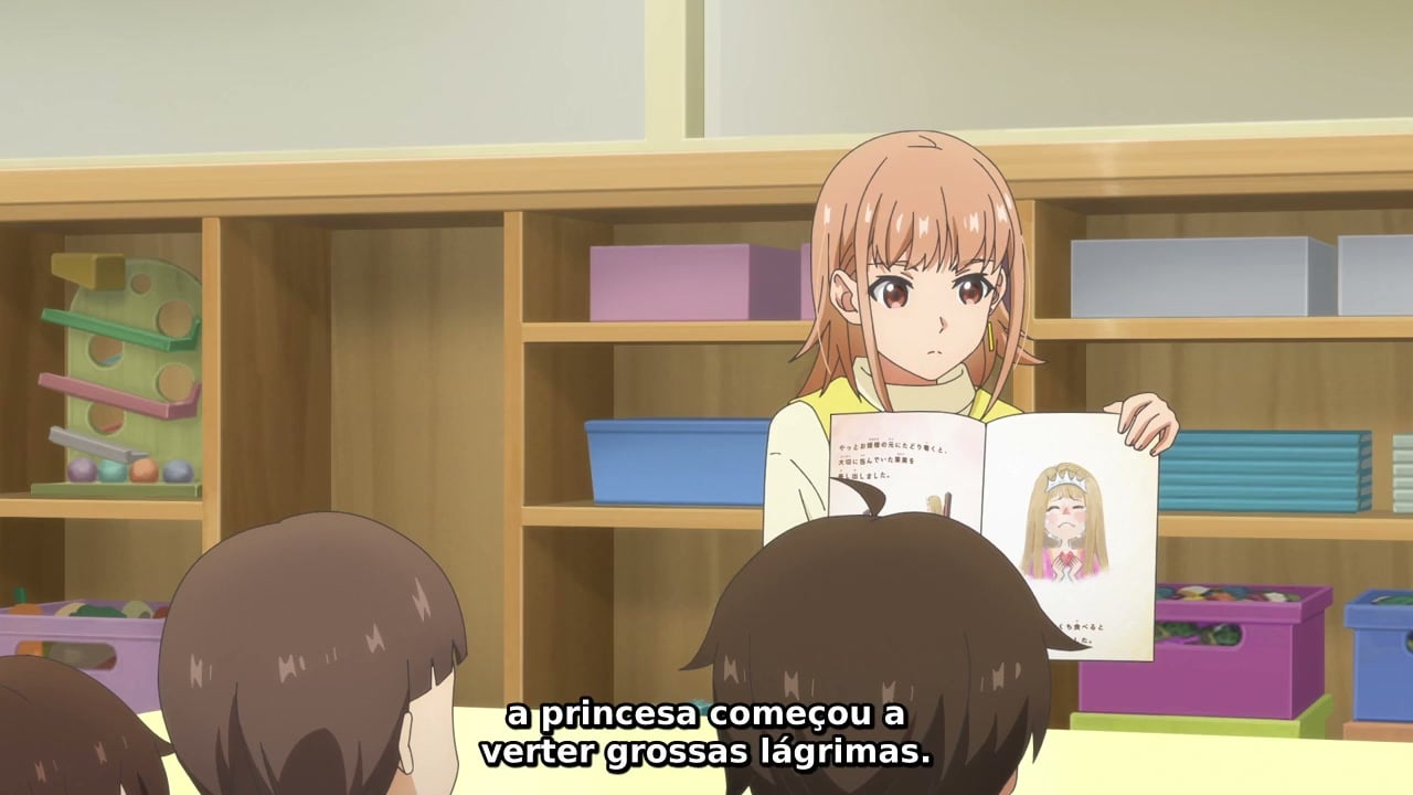 Toumei na Yoru ni Kakeru Kimi to, Me ni Mienai Koi wo Shita. Episódio 9